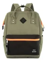 Comprar Himawari - Mochila Escolar O Viaje Porta Laptop Usb H9003-3 Color Verde Militar Diseño De La Tela Lisa