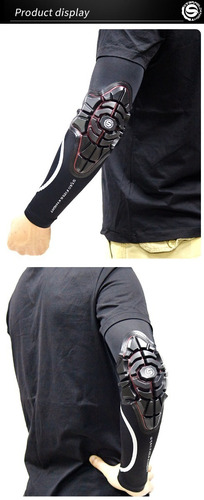 Imagen 8 de 10 de Mangas Protectoras Codos Motociclista Proteccion Coderas Mtb