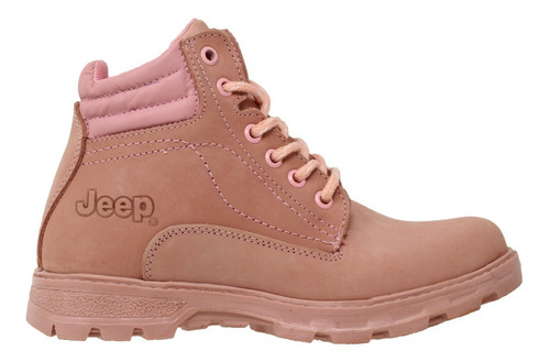 Botas Jeep Mujer  Rosas Gris 20200  Casuales Originales 