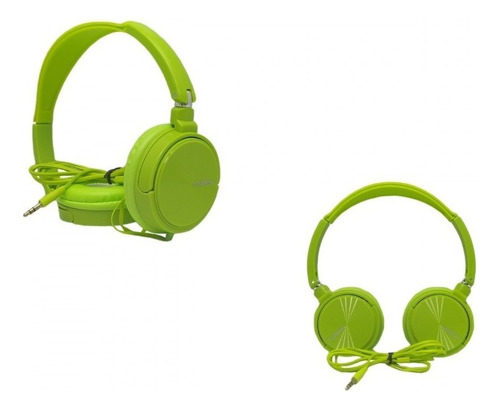 Fone De Ouvido Com Fio Headphone P2 Muito Top Cor Verde