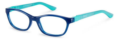 Armação Óculos Infantil Nano Vista Camper 3 Glow Nao3041244 Cor Azul Tamanho 42