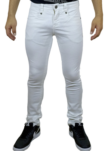 Pantalón Drill Moda Para Hombre - Blanco