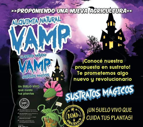 Imagen 3 de 5 de Vamp Sustrato Mágico 50 L Interior Y Exterior