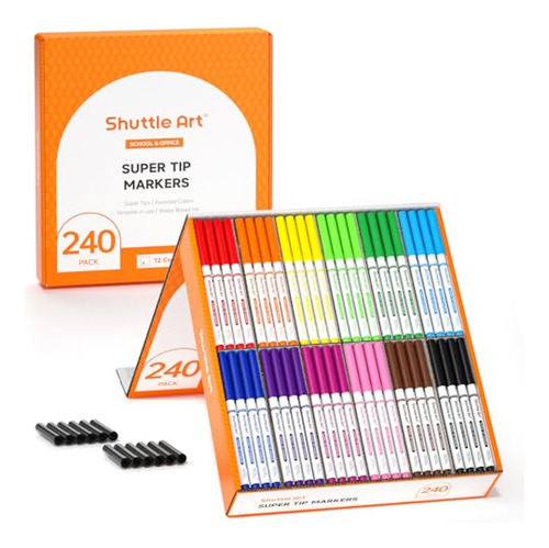 Crayola Crayones  Shuttle Art Paquete De 240 Marcadores Lava