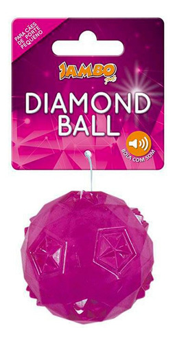 Brinquedo Jambo Bola Diamond Rosa - Tam. P