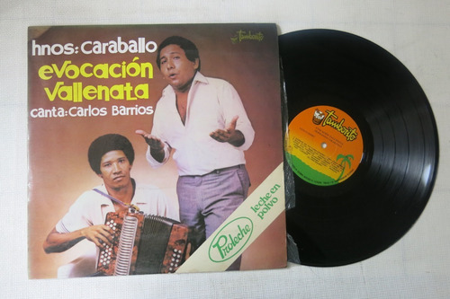 Vinyl Vinilo Lp Acetato Hmanos Caraballo Evocacion Vallenata