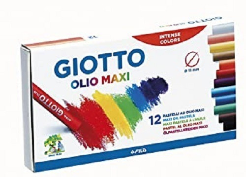 Pasteles Giotto Olio Maxi 12 Unidades