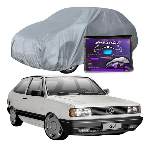 Capa Cobrir Carro Gol Quadrado 100% Forrada Armada Force 