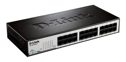 Switch D-link Dgs-1024d- 24 Puertos- Mdi/mdix- Kit De Rack