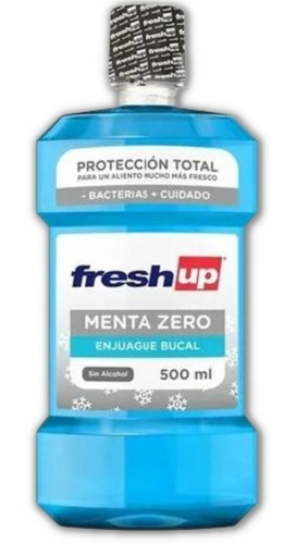 Enjuague bucal Fresh Up 500ml zero alcohol extra protección 