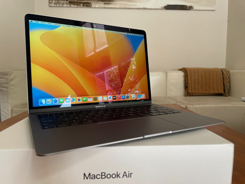 Macbook Air 13 2022 M1 Spacy Gry- 512gb- 8gb- 114cc Bat %100 Grey (Usado)