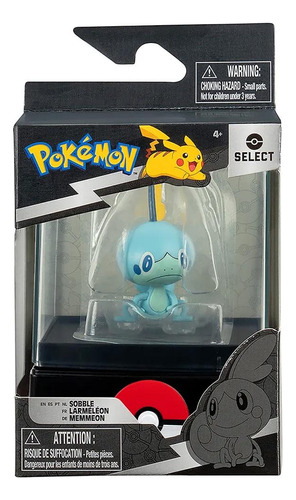 Figura Pokemon De Batalha Sobble Select Com Case Original