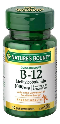 Nature's Bounty Vitamina B12 Tabletas X60