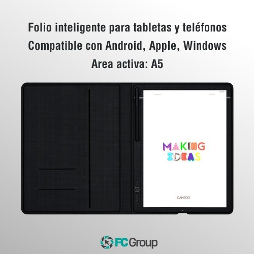 Wacom Bamboo Bluetooth Small Cds610g Folio Inteligente Bt
