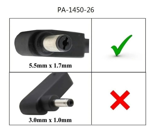 Imagen 2 de 4 de Cargador Acer Original 19v 3.42a 5.5*1.7mm