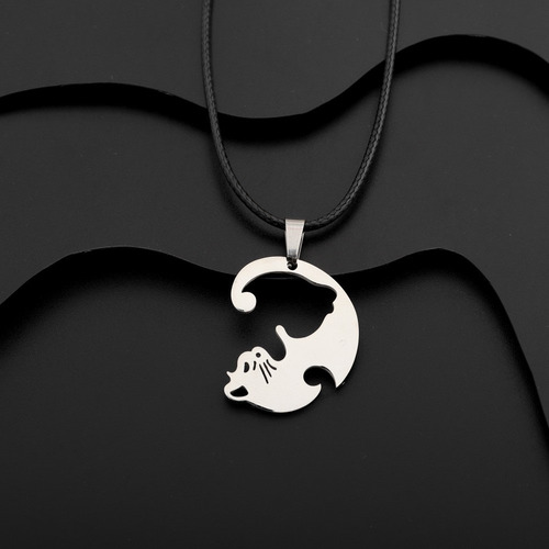 Pack 2 Collares Con Colgante De Gatos, Gatitos Pareja