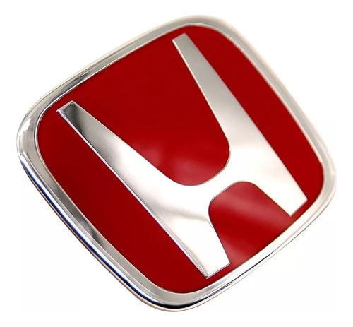 Emblema Rojo Para Volante Honda Civic 2006-2018