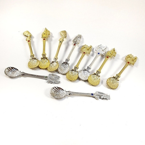 Cucharas Con Figuras Egipcias X 6 Unidades Envíos Al Pais
