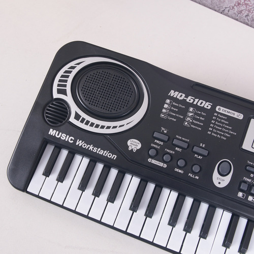 Instrumento De Teclado Electrónico Negro, 61 Teclas, Piano M