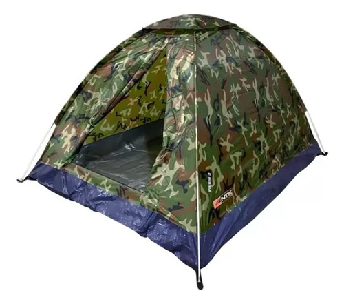 Barraca Para Camping 3 Pessoas Nautika Panda Verde Camuflada