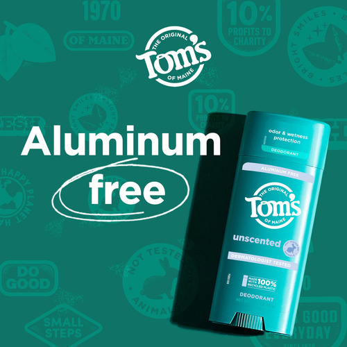 Desodorante Tom's Of Maine, Sem Perfume, Sem Alumínio, 95 Ml