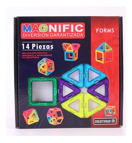 Bloques Magneticos Forms 14 Piezas Magnific 2228