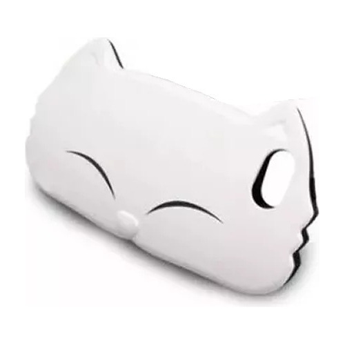Capa Para iPhone 4 4s Gato Branco Gigi Design Novo