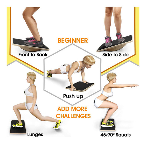 Tabla De Equilibrio Yes4all Basculante Profesional Para Fis