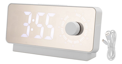 Despertador Recargable Con Espejo Led Digital -10° C 50° C
