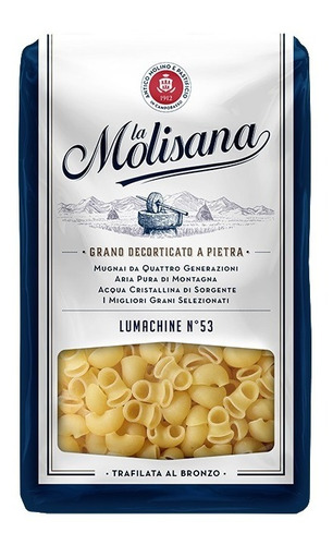 Pasta Italiana La Molisana Lumachine 500g Italia - Pack X 3