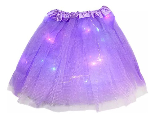 Tutu Con Luz Led Multicolor