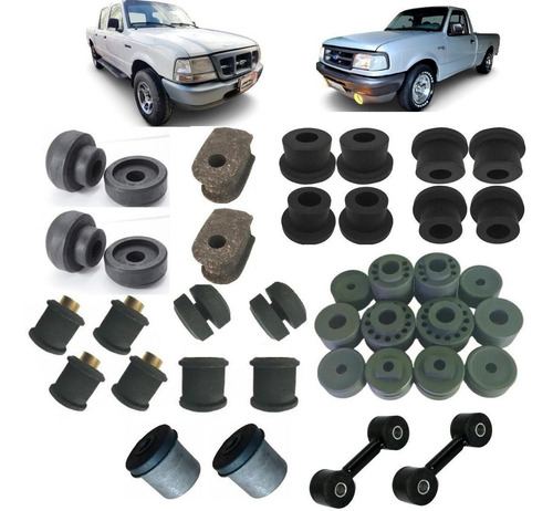 Kit Bucha Suspensão Ford Ranger 94/97 Completo Pneu