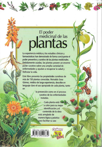 El Poder Medicinal De Las Plantas. Dr. Reinaldo Sosa Gómez.