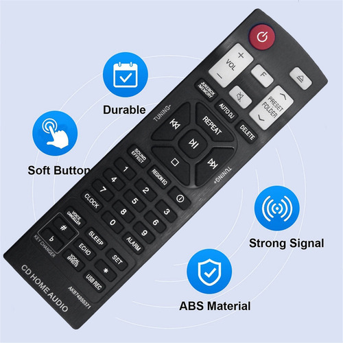 Reemplace El Control Remoto Para Mini Cd Home Akb74955371