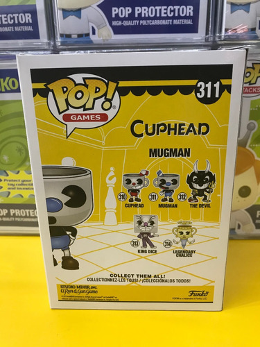 Funko Pop Videogames Cuphead Mugman 311 King Dice Chalice