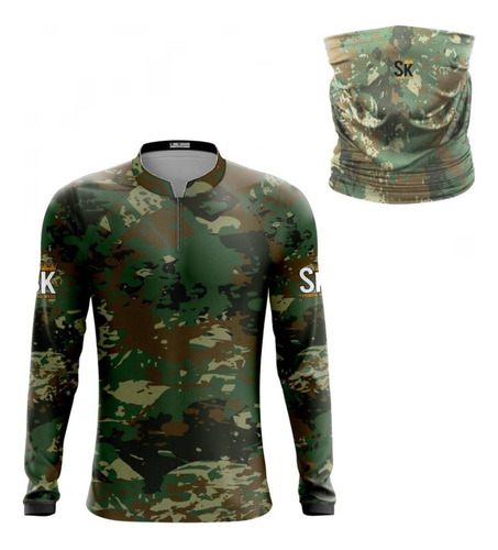 Camiseta Pesca Superking Protec Uv Con Bandana M09 Talle: G