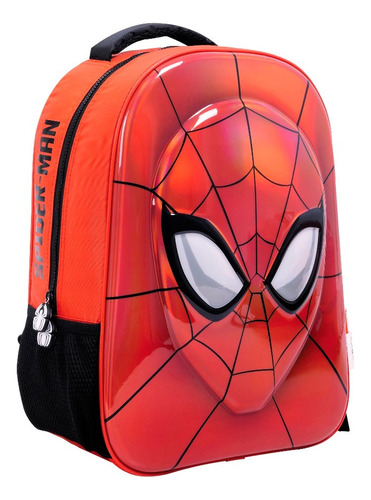 Mochila Spiderman Red Mask 17pulgadas  - Vamos A Jugar 