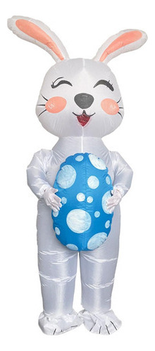 Ropa Inflable Linda Del Traje Del Conejo De Pascua Para La