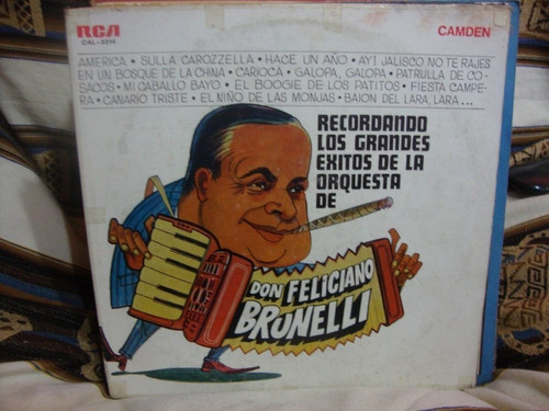 Vinilo Feliciano Brunelli Recordando Los Grande Exitos C1