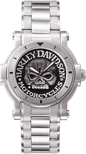 Reloj Harley-davidson Hombre Bulova  76a11 Skull Original