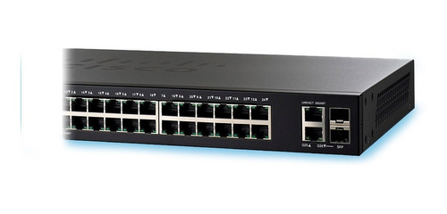 Smart Switch Cisco Sg220-26p-k9-br 26 Portas Com Poe