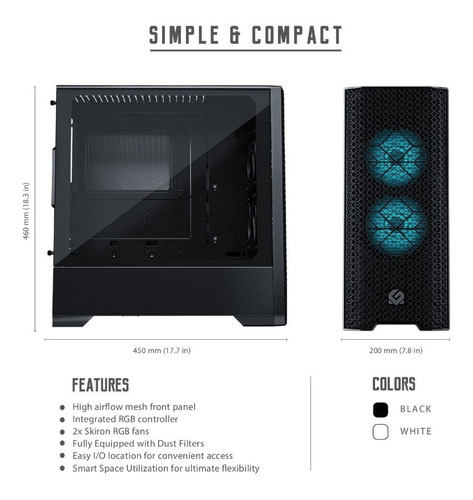Imagen 6 de 10 de Gabinete Phanteks Metallicgear Neo Air 2x Coolers Argb