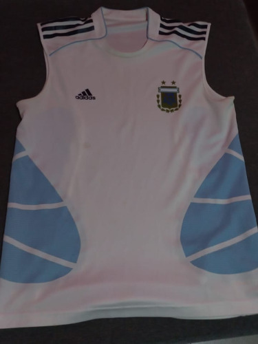 Imagen 1 de 2 de Musculosa adidas Seleccion Argentina Blanca