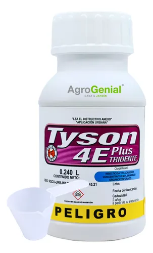 comprar Tyson 4e 240ml Veneno Para Cucarachas Chinches Garrapatas