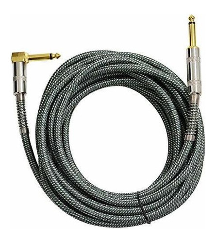 Beker 20 Pies / 6 Metros 6.35 Mm Cable De Instrumento De Gui