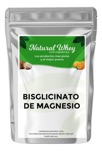 Bisglicinato De Magnesio Quelado 250 Gramos 