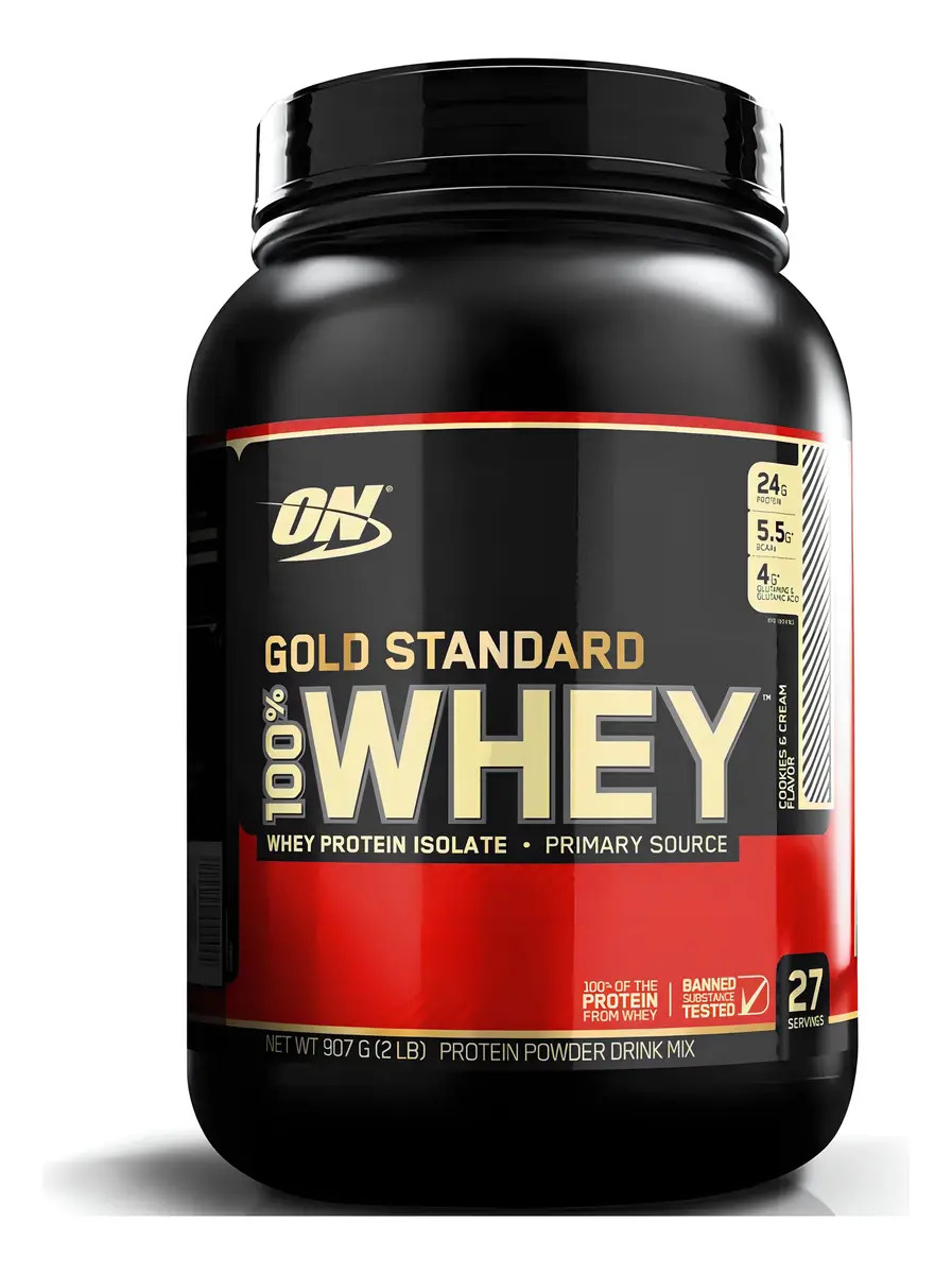 Whey Protein Gold Standard 100% 907g (2 Lbs) Sabor Cookies - Optimum