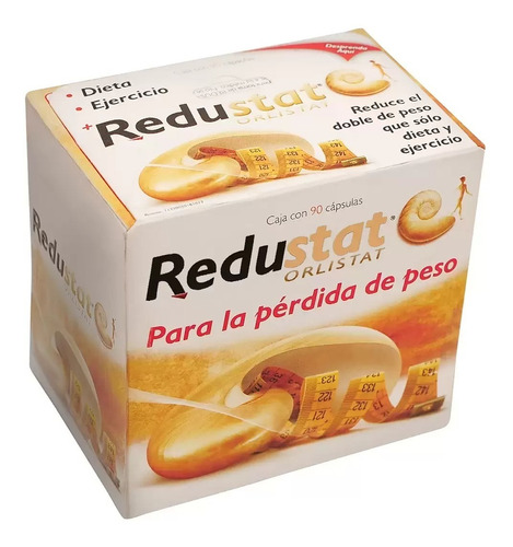 Redustat Orlistat 60 Mg Con 90 Cápsulas Pérdida De Peso