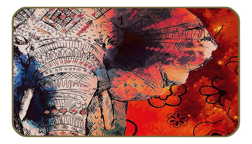 Uinhmop Tapete Decorativo De Elefante Tnico De Mandala India
