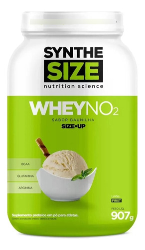 100% Whey Protein No2 Pote 907g - Synthesize Sabor Baunilha